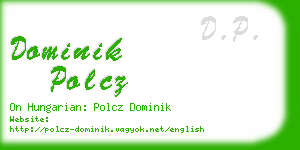 dominik polcz business card